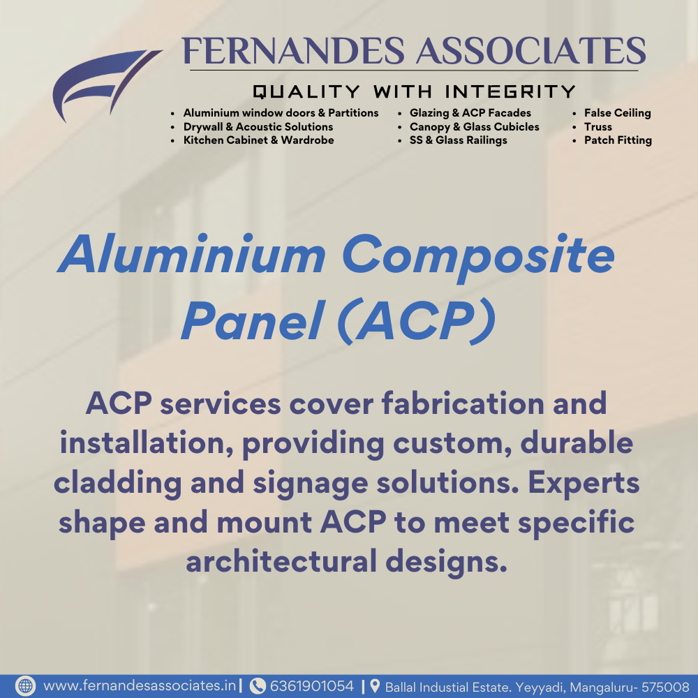 Aluminium Composite Panel in Mangalore by Fernandes Associates