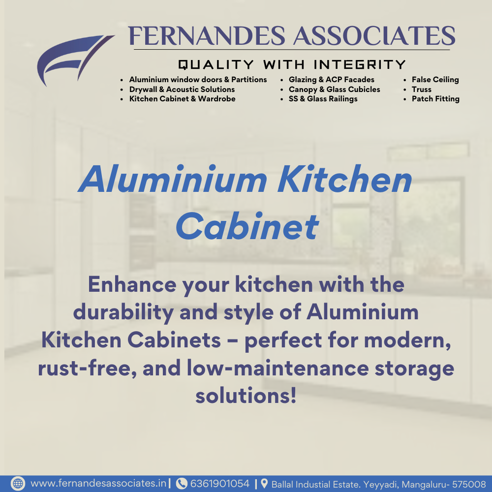 Aluminium Kitchen Cabinet in Mangalore by Fernandes Associates